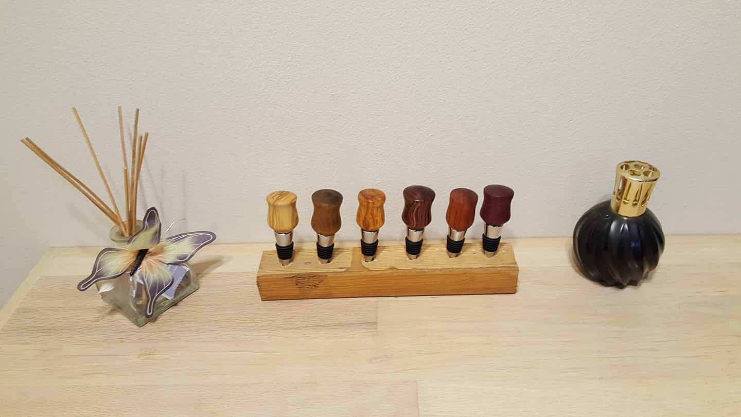Exotic Wood Wine Stoppers
