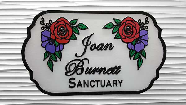 Joan Burnett Plaque